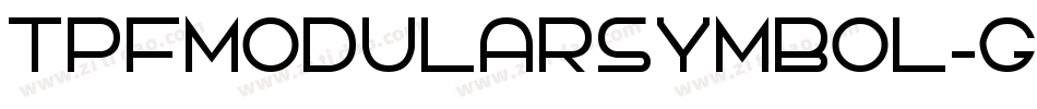 TpfModularSymbol-gpD3字体转换
