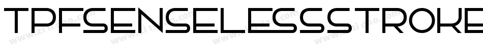 TpfSenselessStrokes-0laz字体转换
