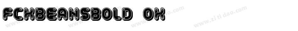 FckBeansBold-71OK字体转换