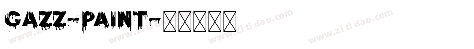 Gazz-Paint字体转换