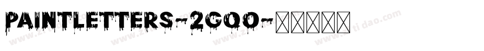 PaintLetters-2gqo字体转换