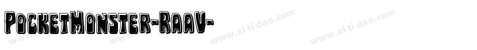PocketMonster-RaaV字体转换