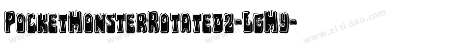 PocketMonsterRotated2-LgMy字体转换