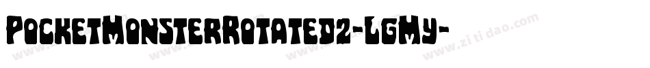 PocketMonsterRotated2-LgMy字体转换