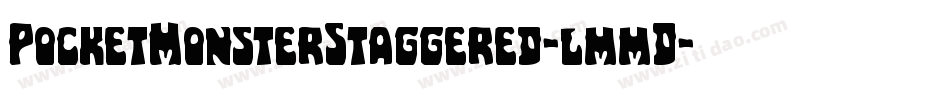 PocketMonsterStaggered-lmmD字体转换