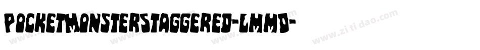 PocketMonsterStaggered-lmmD字体转换