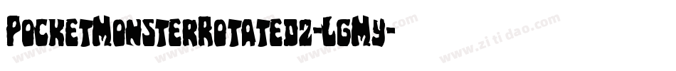PocketMonsterRotated2-LgMy字体转换