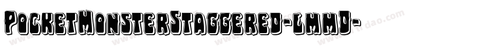 PocketMonsterStaggered-lmmD字体转换