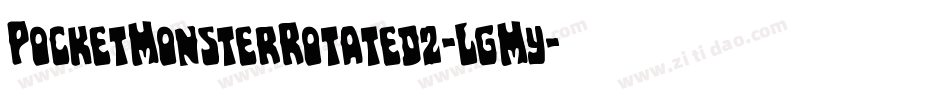 PocketMonsterRotated2-LgMy字体转换