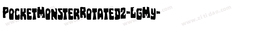 PocketMonsterRotated2-LgMy字体转换