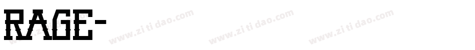 RAGE字体转换