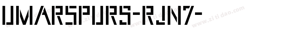 UmarSpurs-rJn7字体转换