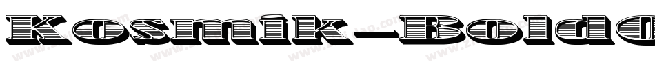 Kosmik-BoldOne字体转换