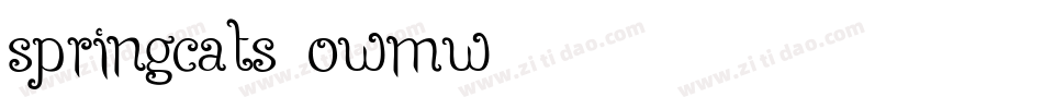 SpringCats-owMw0字体转换