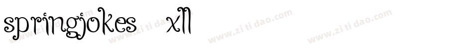 SpringJokes-9xLL字体转换