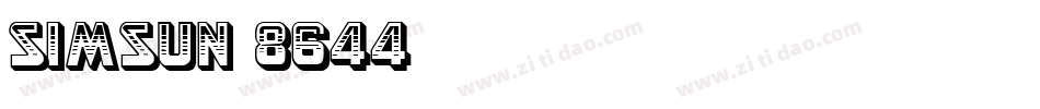simsun-8644字体转换