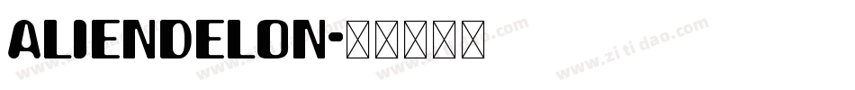 AlienDelon字体转换