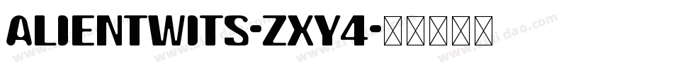 AlienTwits-zXY4字体转换