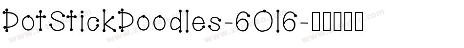 DotStickDoodles-6Ol6字体转换