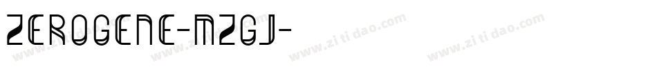 Zerogene-mZgj字体转换