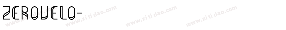 zerovelo字体转换