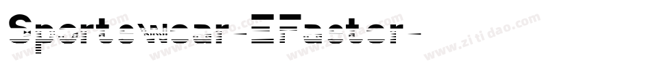 Sportswear-EFaster字体转换