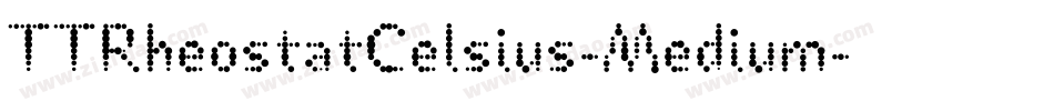 TTRheostatCelsius-Medium字体转换