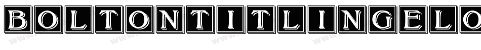 BoltonTitlingElongated字体转换