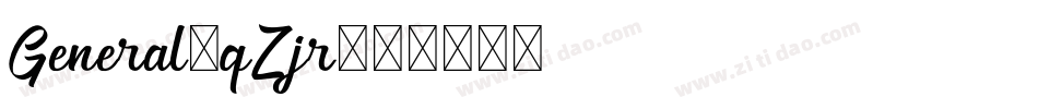 General-qZjr字体转换