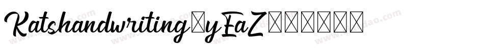 Katshandwriting-yEaZ字体转换