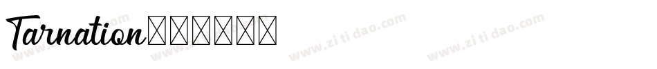 Tarnation字体转换