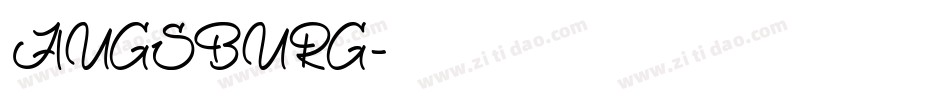 AUGSBURG字体转换