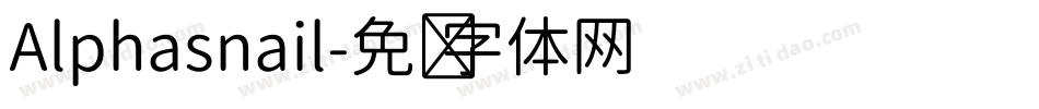 Alphasnail字体转换