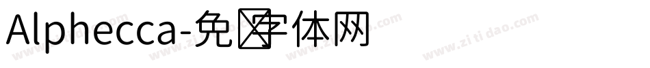 Alphecca字体转换