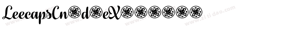 LeecapsCn-d9eX字体转换