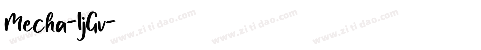 Mecha-1jGv字体转换