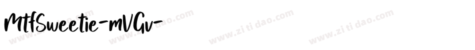 MtfSweetie-mVGv字体转换
