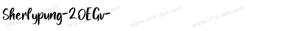 Sherlypung-2OEGv字体转换