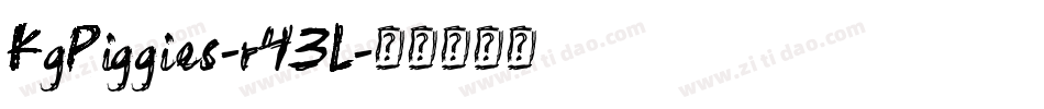 KgPiggies-r43L字体转换
