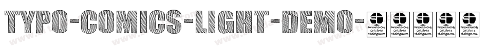 TYPO-COMICS-Light-DEMO字体转换