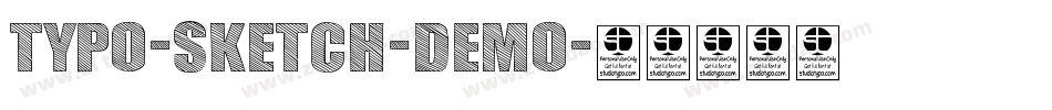 TYPO-SKETCH-DEMO字体转换