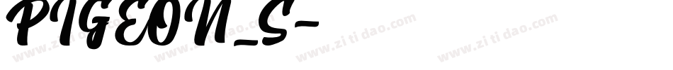PIGEON_S字体转换