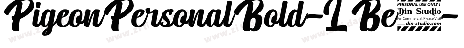 PigeonPersonalBold-LBe4字体转换 PigeonPersonalBold-LBe4字体转换