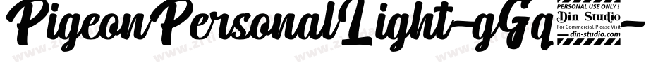 PigeonPersonalLight-gGq6字体转换 PigeonPersonalLight-gGq6字体转换