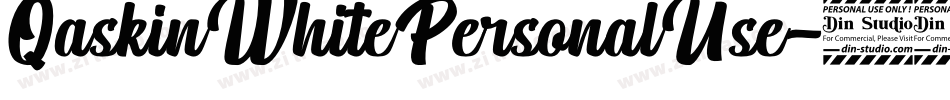 QaskinWhitePersonalUse-67XD字体转换