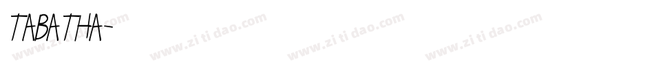 TABATHA字体转换