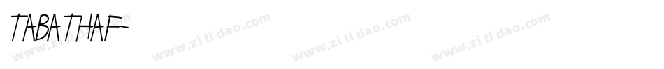 TABATHAF字体转换