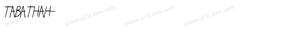 TABATHAH字体转换