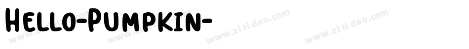 Hello-Pumpkin字体转换