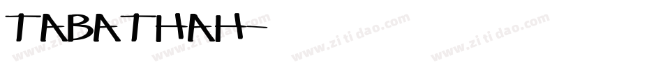 TABATHAH字体转换